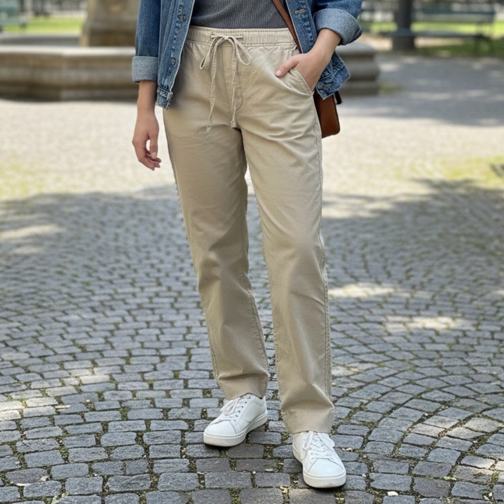 Abercrombie & Fitch Khaki Loose Fit Pants